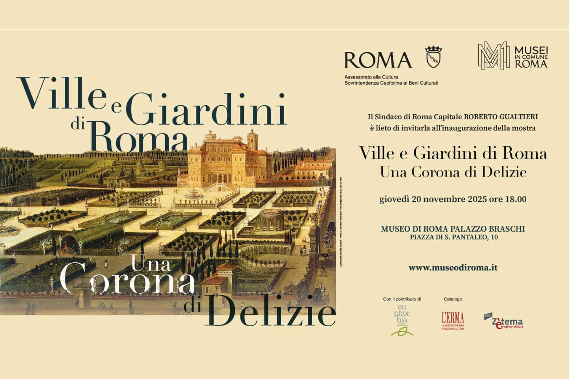 Scheda dettaglio: Ville e giardini di Roma: una corona di delizie